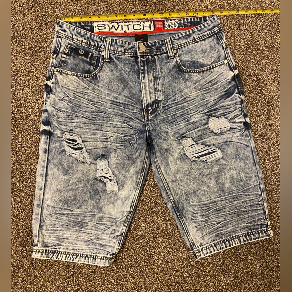 Switch Premium Denim Men’s Jean Shorts Size 36